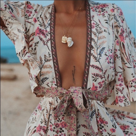 Maisie Bambi Dress - Strawberry & Cream - Picture 3 of 5